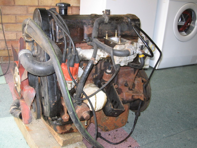 engine at home (before)